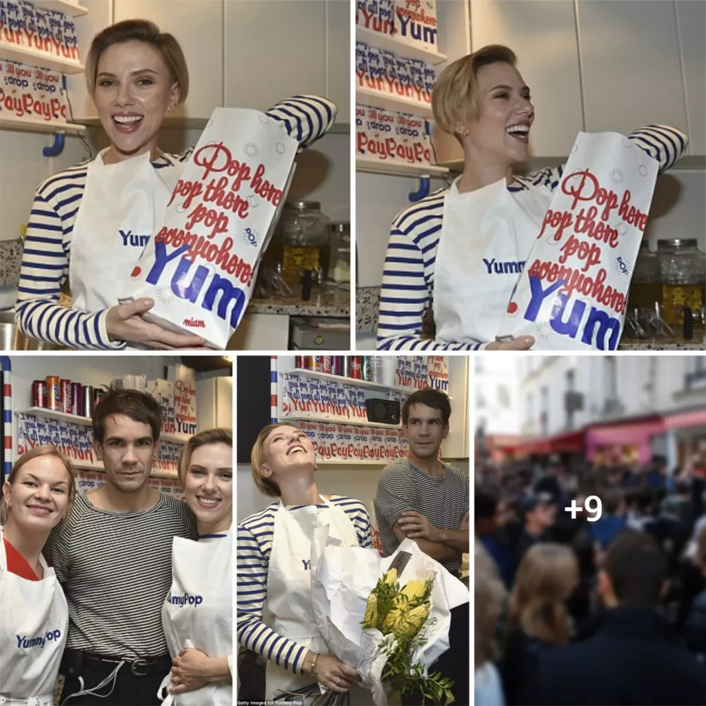 A Joyful Occasion! Scarlett Johansson Grins Ear-to-Ear While Launching Her Very Own Popcorn Boutique in Paris