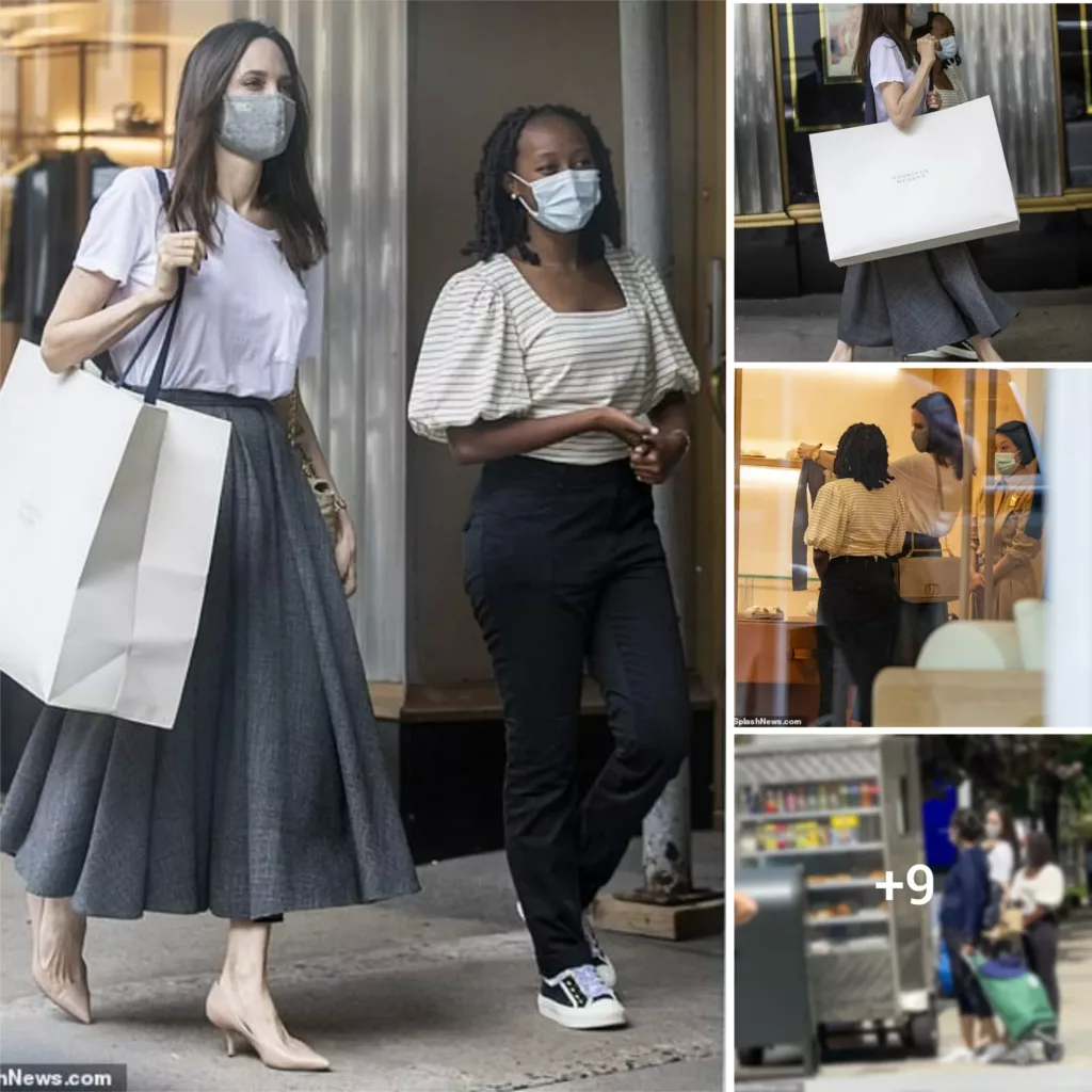 “Mother-Daughter Day Out: Angelina Jolie Takes Zahara on a Shopping Spree and Shares Teen’s Health Struggles with the World”